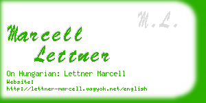 marcell lettner business card